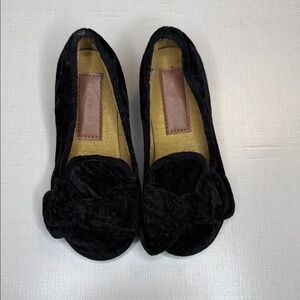 Joyfolie Black Velvet Kids Heels